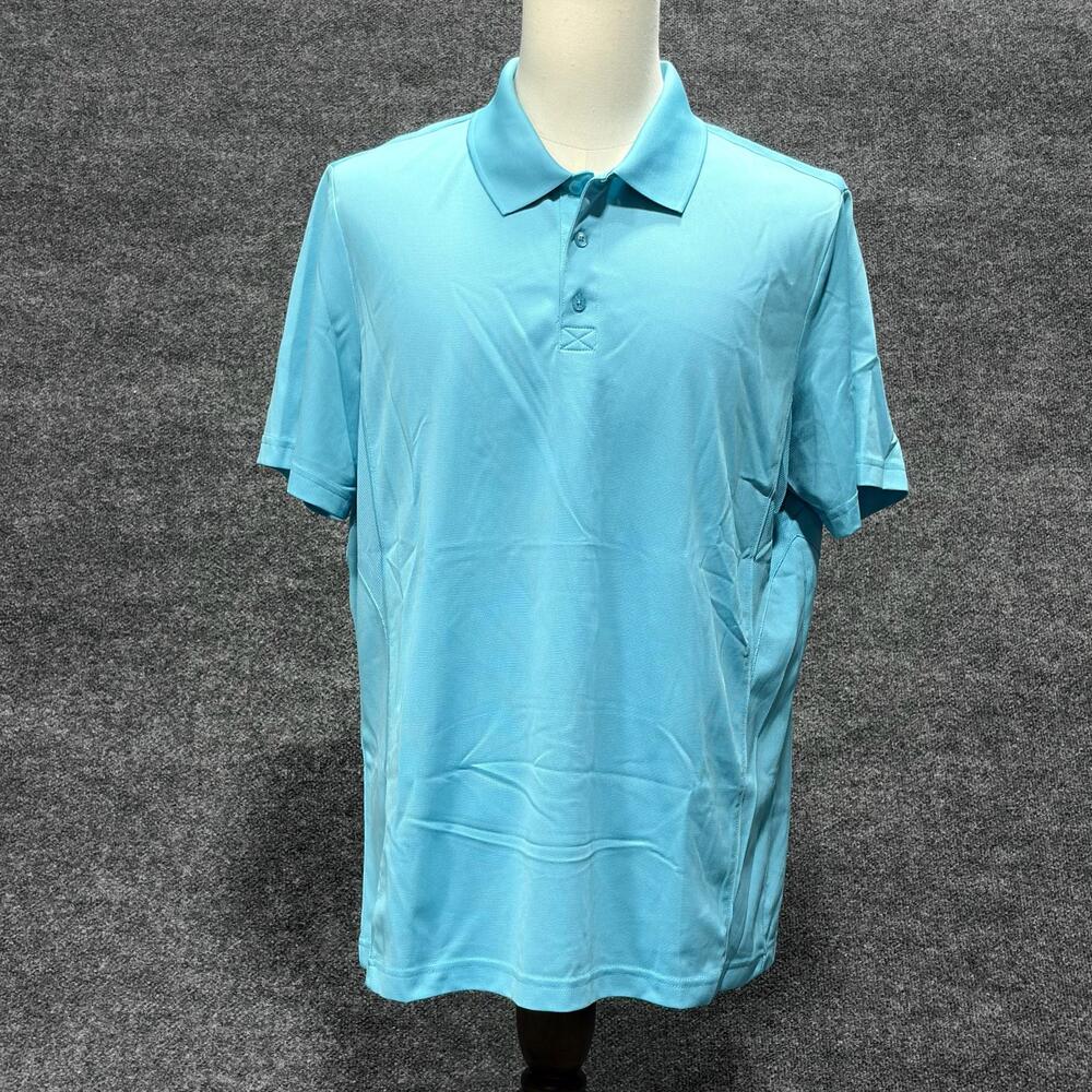 Fila Sport Golf Polo Shirt Mens XL Blue Athletic Fit Performance Short Sleeve
